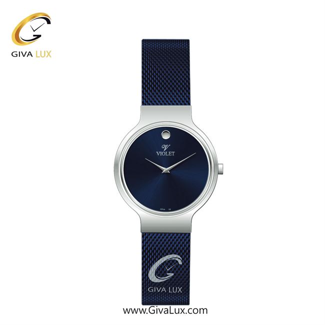 ساعت مچی اورجینال زنانه ویولت VIOLET نقره ای | سرمه ای| سرمه ای| کد رفرنس 0569/2